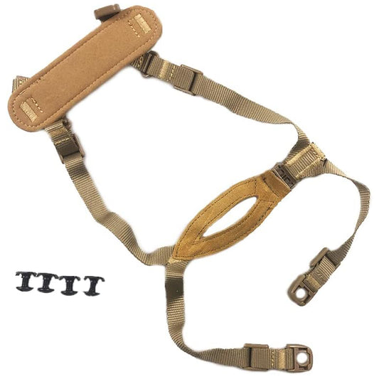 Airsoft Tactical MICH Helmet Retention System with 4 Points Chin Strap