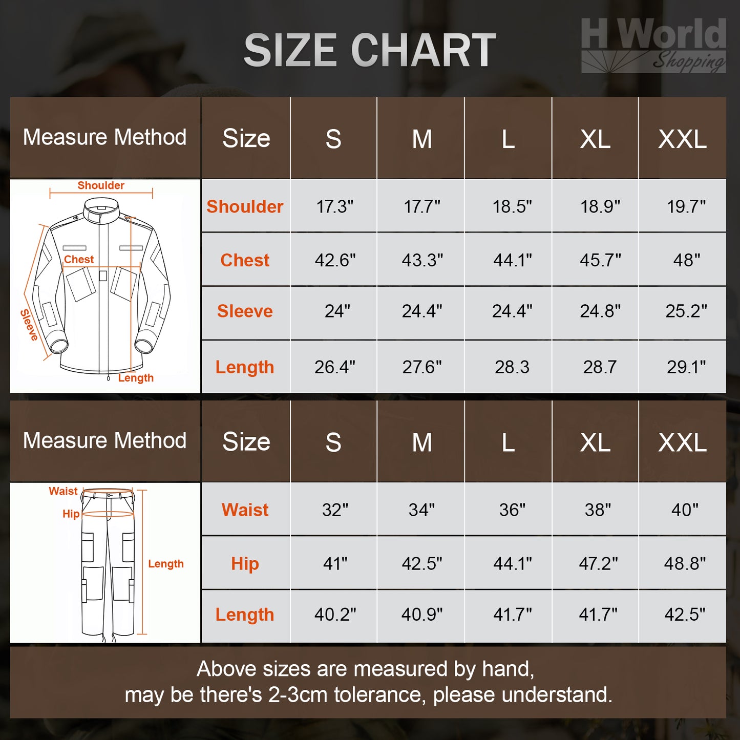 H World Shopping mens Military Tactical Hunting Combat BDU Uniform Shirt Pants Belt Woodland Suit