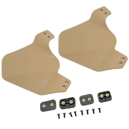 Airsoft ACH Fast Helmet Ear Cover Side Protection Rail Kit SWAT DE