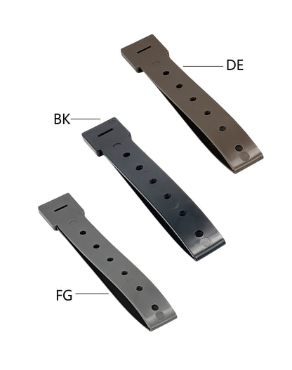 Durable Tactical Molle System 5 Inch Long Malice Clips Strap 3 Pack (5inch FG)
