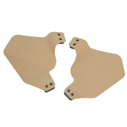 Airsoft ACH Fast Helmet Ear Cover Side Protection Rail Kit SWAT DE