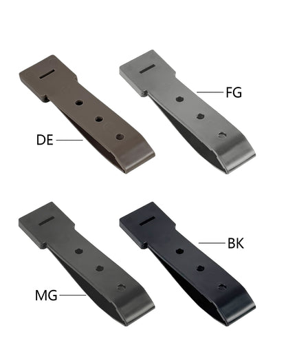 Durable Tactical Molle System 5 Inch Long Malice Clips Strap 3 Pack (5inch FG)