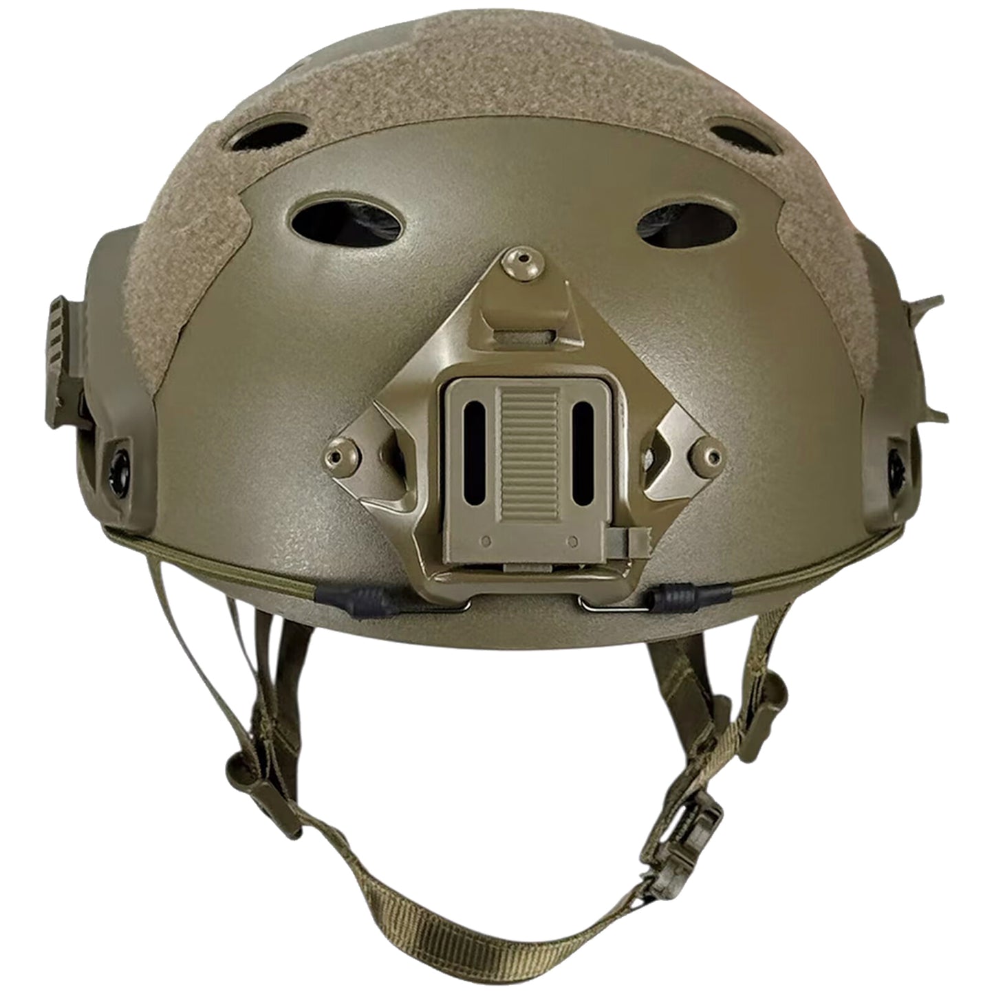 Tactical Airsoft Adjustable Fast Protective Helmet PJ NVG Mount for Tactical Airsoft Paintball MCBK(X-Large)