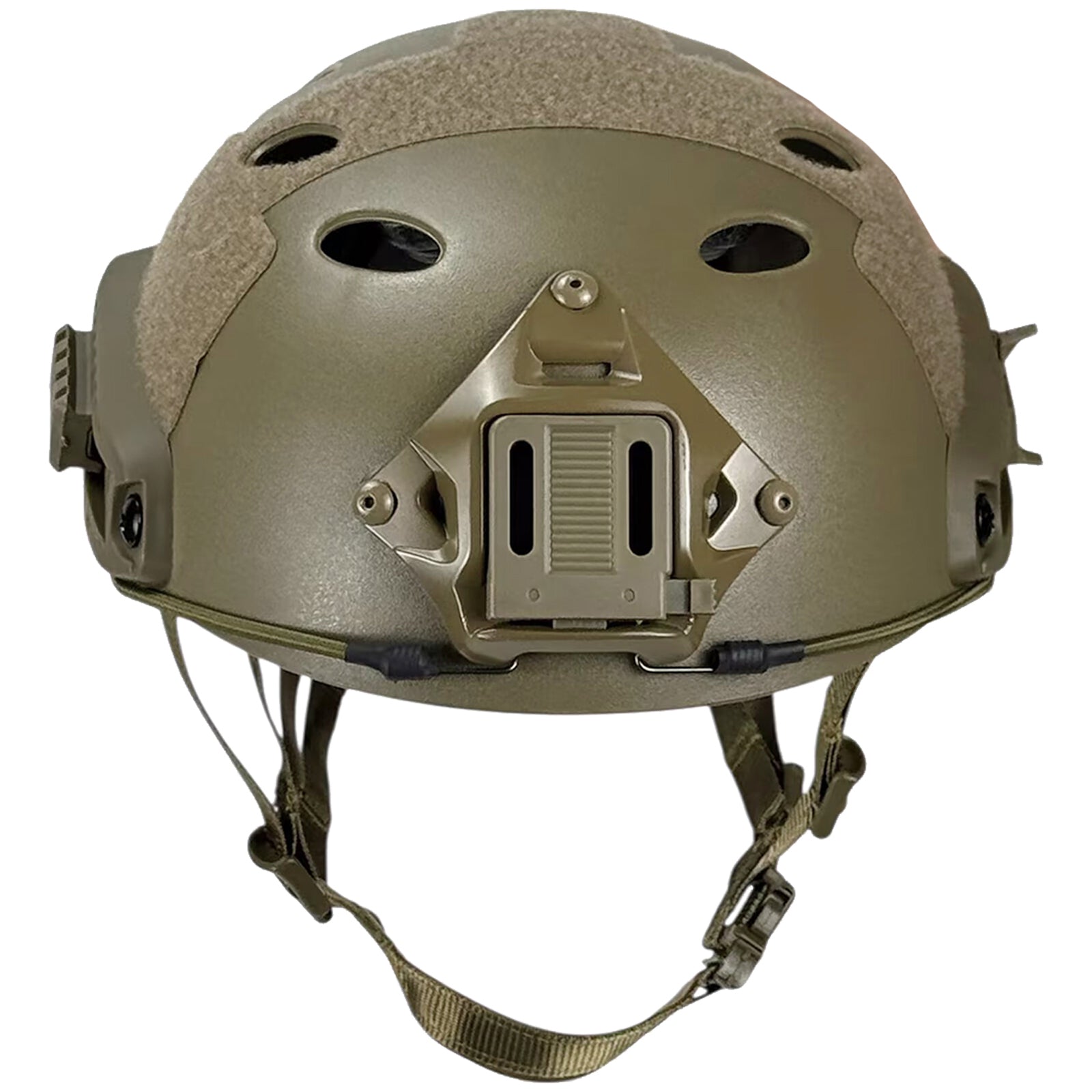 Tactical Airsoft Adjustable Fast Protective Helmet PJ NVG Mount for Tactical Airsoft Paintball MCBK(X-Large)