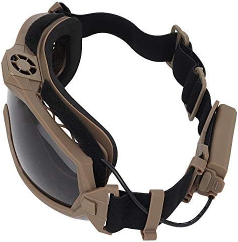 Airsoft Goggles Anti Fog with Fan and Interchangeable Lens Military Shooting Safety Goggles & Glasses for Cycling Paintball Hunting Motorcycle
