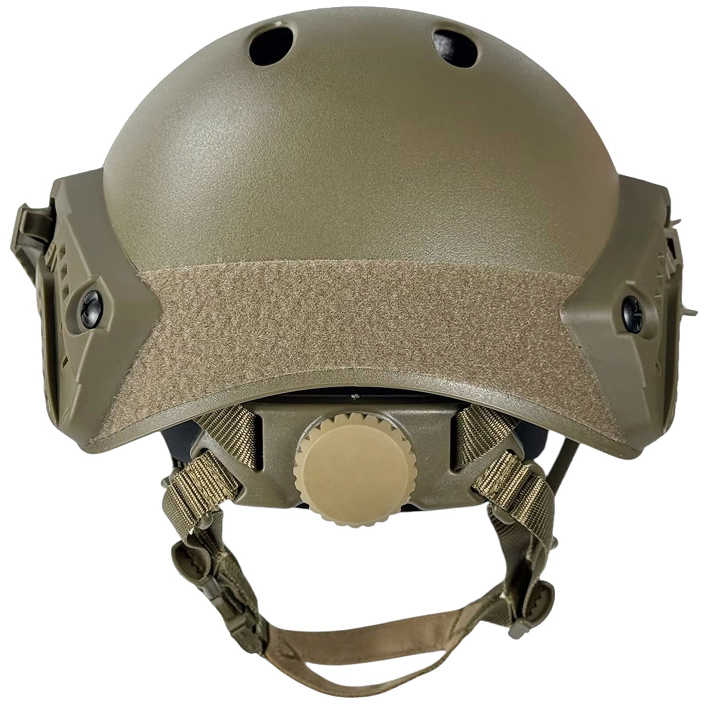 Tactical Airsoft Adjustable Fast Protective Helmet PJ NVG Mount for Tactical Airsoft Paintball MCBK(X-Large)