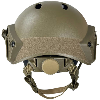 Tactical Airsoft Adjustable Fast Protective Helmet PJ NVG Mount for Tactical Airsoft Paintball MCBK(X-Large)