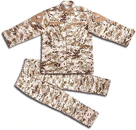 Tactical Airsoft Kids Clothing Children BDU Hunting Military Camouflage Combat Uniform Suit (MC,160)