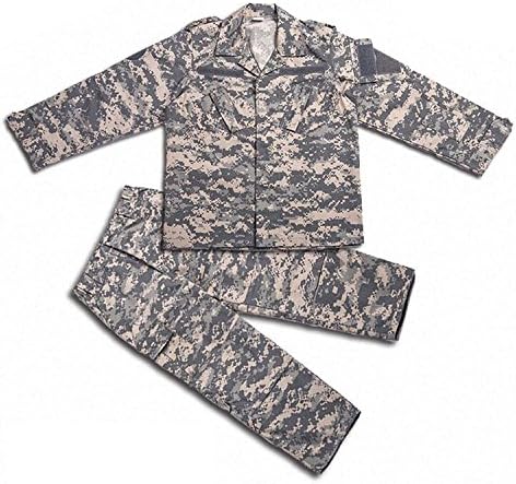 Tactical Airsoft Kids Clothing Children BDU Hunting Military Camouflage Combat Uniform Suit (MC,160)