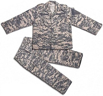 Tactical Airsoft Kids Clothing Children BDU Hunting Military Camouflage Combat Uniform Suit (MC,160)