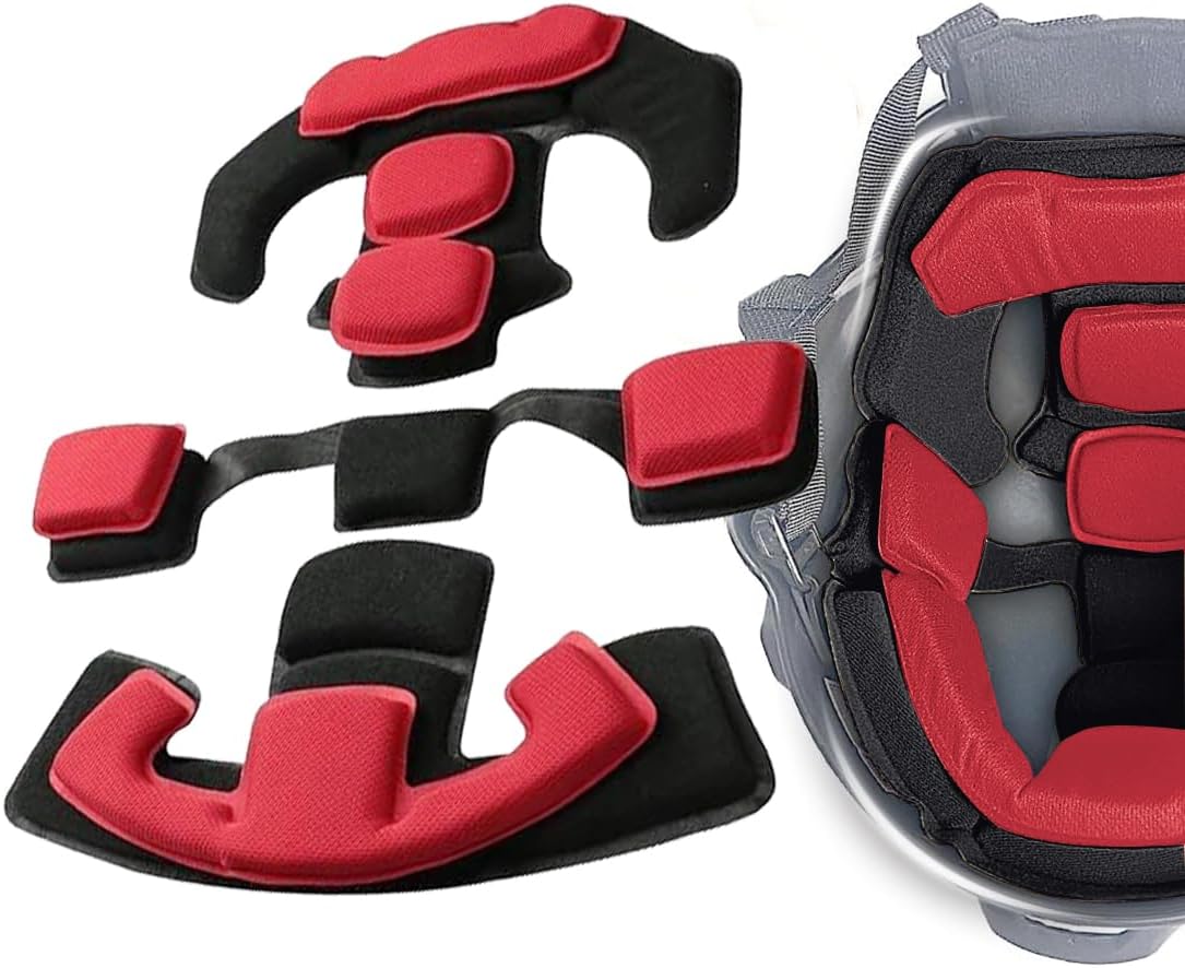 Universal Tactical Airsoft Outdoor Combat Internal Replacement Memory Foam Pad Padding Inserts Protective Mat Kits Set Accessories Compatible for Fast/Mich/ACH/USMC/PASGT/EX Helmet