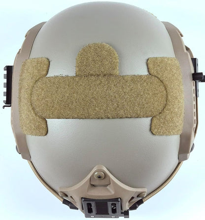 Adjustable Maritime 10 Level of Kevlar Fibre Protective Helmet Tan DE L/XL