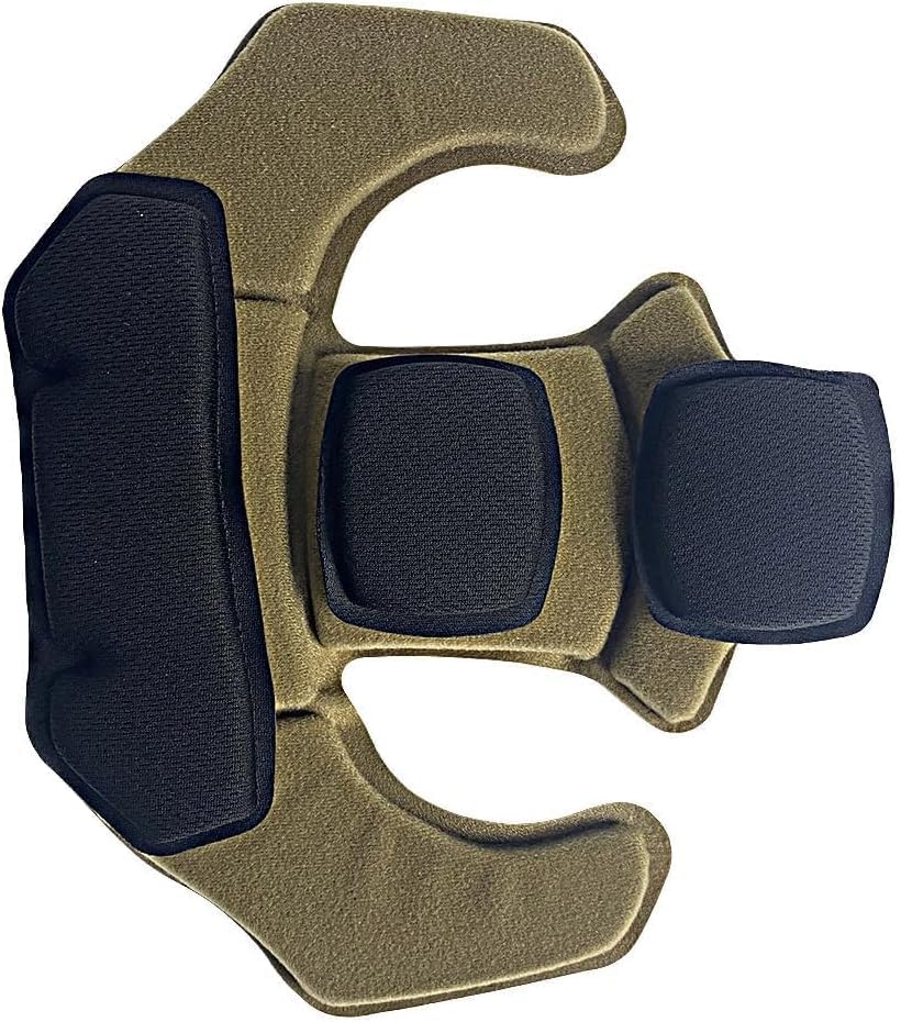 Universal Tactical Airsoft Outdoor Combat Internal Replacement Memory Foam Pad Padding Inserts Protective Mat Kits Set Accessories Compatible for Fast/Mich/ACH/USMC/PASGT/EX Helmet