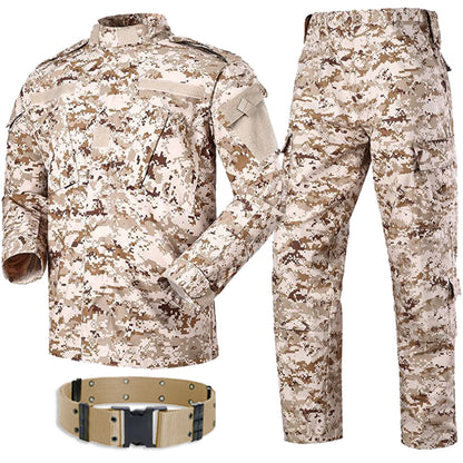 HANSTRONG GEAR Men Tactical BDU Combat Uniform Jacket Shirt & Pants Suit for Army Military Airsoft Paintball Hunting Shooting War Game