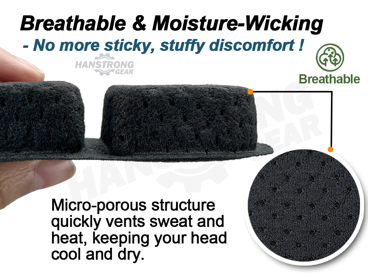 Universal Memory Foam Helmet Pad Tactical Cushion Liner Comfort Protective Airsoft Padding Lightweight Motorcycle Foam Airsoft Accessories for Fast/Mich/ACH/USMC/PASGT/EX Helmets