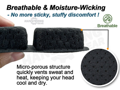 Universal Memory Foam Helmet Pad Tactical Cushion Liner Comfort Protective Airsoft Padding Lightweight Motorcycle Foam Airsoft Accessories for Fast/Mich/ACH/USMC/PASGT/EX Helmets