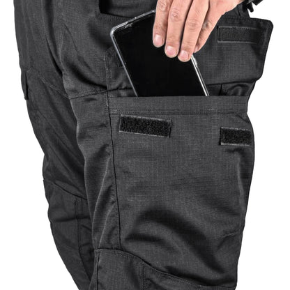 Tactical Airsoft Pants with Protection Knee Pads 10 Multiple Pockets Men Cargo Camouflage Combat Paintball Trousers Elastic Water Resistant Hook & Loop Adjuster Ripstop Heavy Duty Work Stretch