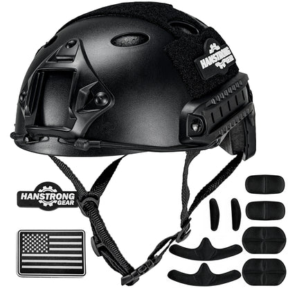 Tactical PJ Type Fast Helmet Paintball Army Military Airsoft Gear Bump Hunting Shooting SWAT Combat Helmets ABS Lightweight