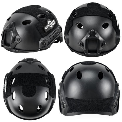 Tactical PJ Type Fast Helmet Paintball Army Military Airsoft Gear Bump Hunting Shooting SWAT Combat Helmets ABS Lightweight