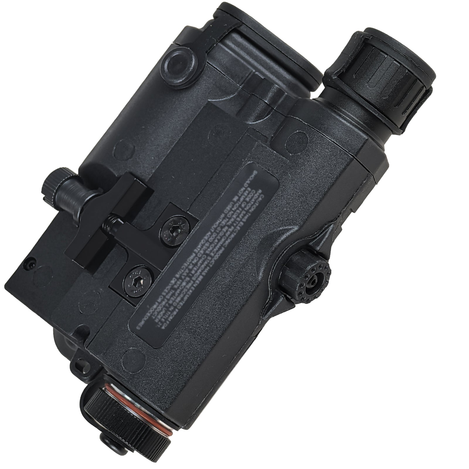 PEQ 15 LA5 Tactical White Flashlight Light Red 20mm Rail 5 Modes W/Pressure Switch for Airsoft