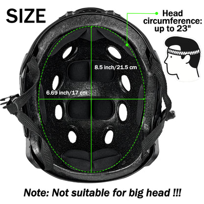 Tactical PJ Type Fast Helmet Paintball Army Military Airsoft Gear Bump Hunting Shooting SWAT Combat Helmets ABS Lightweight