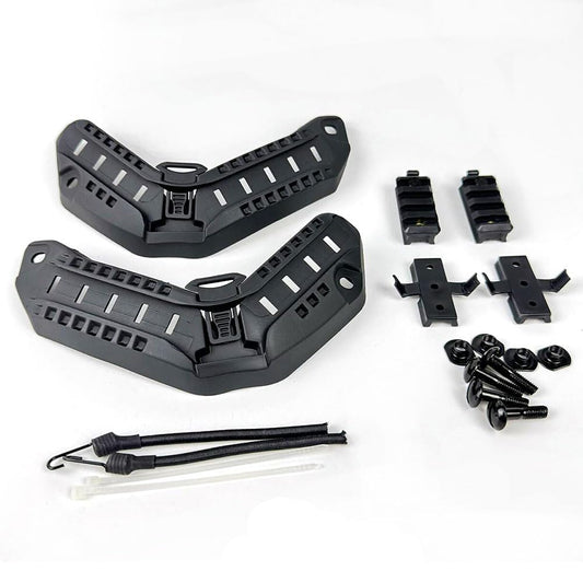 Airsoft Tactical Maritime Helmet Side Rail Set Guide Accessories for Flashlight OD