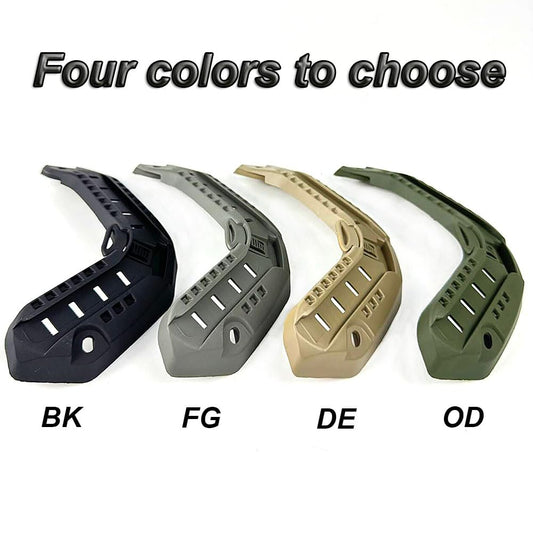 Airsoft Tactical Maritime Helmet Side Rail Set Guide Accessories for Flashlight OD