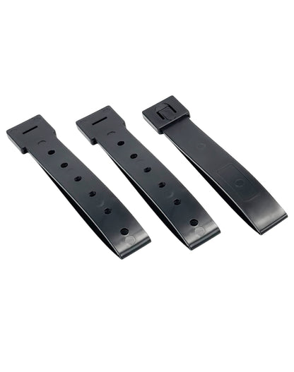 Durable Tactical Molle System 5 Inch Long Malice Clips Strap 3 Pack (5inch FG)