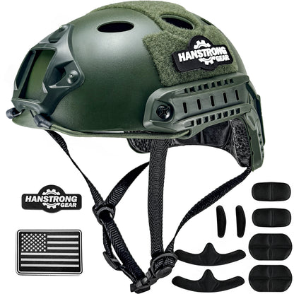Tactical PJ Type Fast Helmet Paintball Army Military Airsoft Gear Bump Hunting Shooting SWAT Combat Helmets ABS Lightweight