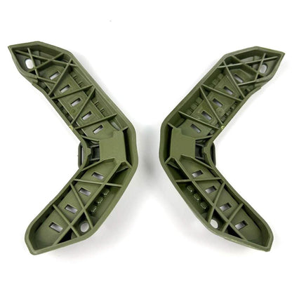 Airsoft Tactical Maritime Helmet Side Rail Set Guide Accessories for Flashlight OD