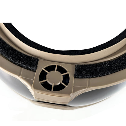 Airsoft Goggles Anti Fog with Fan and Interchangeable Lens Military Shooting Safety Goggles & Glasses for Cycling Paintball Hunting Motorcycle