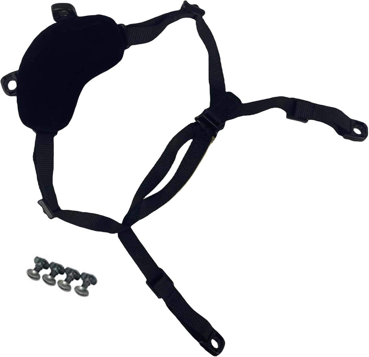 Helmet General Suspension Lanyard Chin Strap with Bolts and Screws for Fast ACH MICH IBH Helmet DE